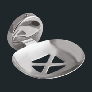 Chrome Soap Dish - Cross