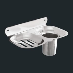 MS-207 Sleek – Soap Dish with Tumbler