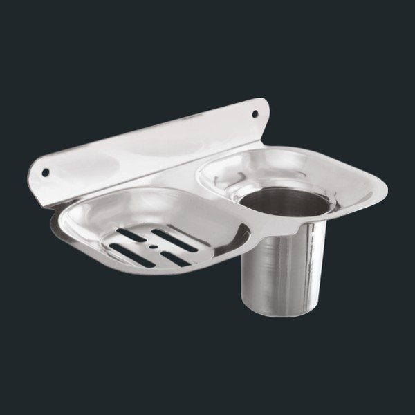 MS-207 Sleek – Soap Dish with Tumbler