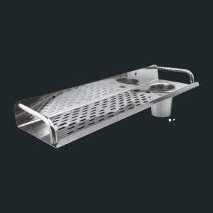 MS-313 Capsule Glass Tray – SS Multi Shelf