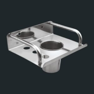 MS-316 Capsule Tray with Glass 6" – SS Multi Shelf