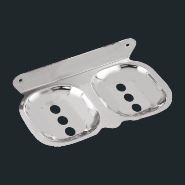 MS-407 Coral – Double Soap Dish