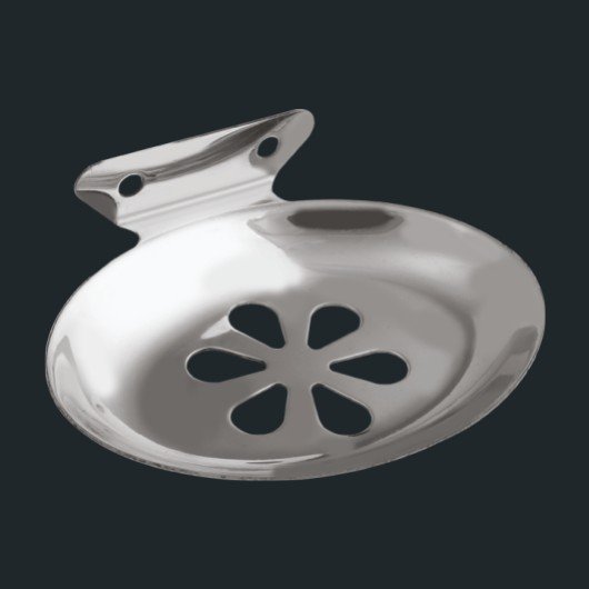 SD-181 Flora – Single Piece Soap Dish