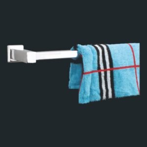 TR-401 Connected Square – Towel Rod with Zinc Bracket
